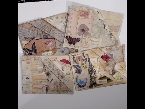 EASY MULTI POCKET OUT OF 8.5 X 11 SHEET OF PAPER