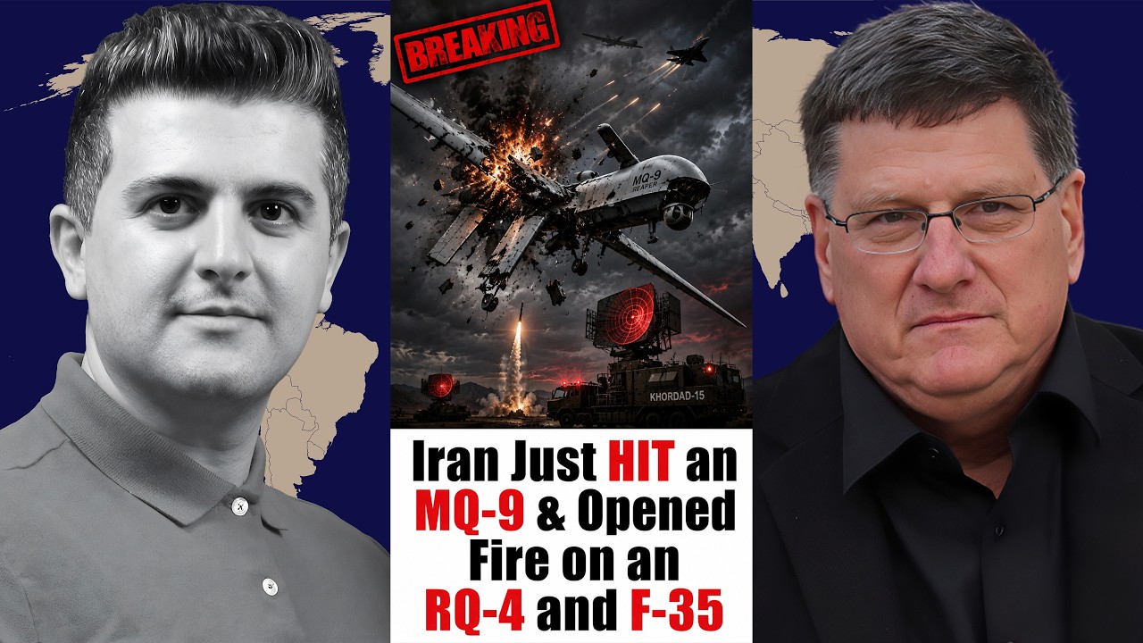Scott Ritter: Iran Just HIT an MQ-9 & Opened Fire on an RQ-4 and F-35