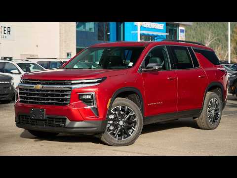 2026 Chevrolet Traverse AWD 4dr LT in Red for sale at Salmon Arm Chevrolet Buick GMC in Salmon Arm, BC