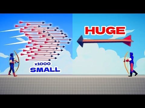 HUGE ARROW vs EVERY RANGED GOD POWER | TABS - Totally Accurate Battle Simulator