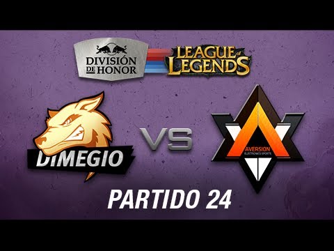 Dimegio vs Aversion - División de Honor de League of Legends - partido 24