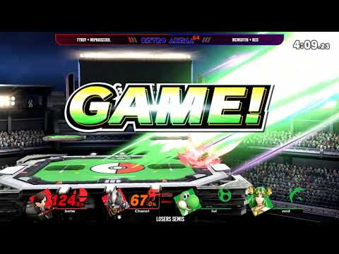 Retro Arena 64 Ultimate Doubles LOSERS SEMIS - Tyroy + MiphaIsCool vs McMuffin + Ned