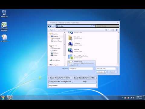 Excel Search In Multiple Files At Once Software