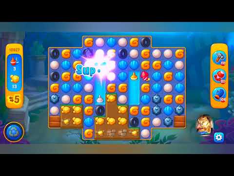 фишдом 2022  #  10927 уровень - прохождение без бустеров # Fishdom,   10927  level - no Boosters.