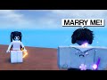 I Found The Biggest SIMP In Roblox Blade Ball (HE TRIED TO MARRY HER)