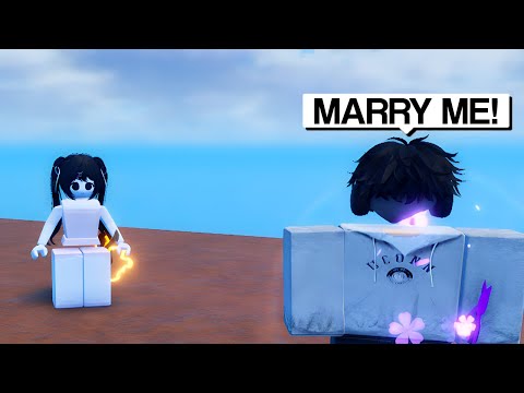 I Found The Biggest SIMP In Roblox Blade Ball (HE TRIED TO MARRY HER)