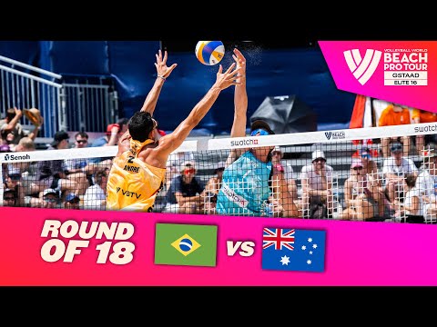 George/Andre vs. Hodges/Schubert - Round of 18 Highlights | Gstaad 2025 #BeachProTour