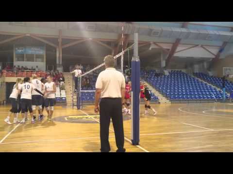 Akcja z meczu PGE Atom Trefl Sopot - Dresdner SC