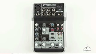 XENYX Q502USB Small Format Mixer & USB Audio Interface