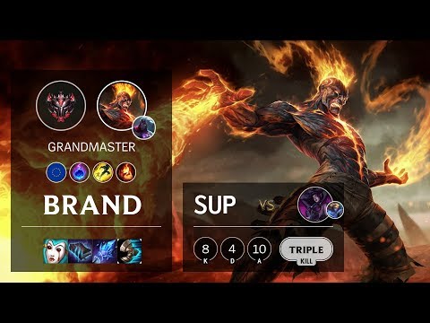 Brand Support vs Morgana - EUW Grandmaster Patch 10.7