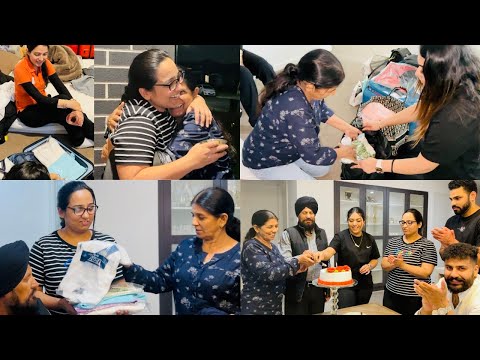 KOMAL DE PEKE VISITING AUSTRALIAN 🇦🇺SOHRE | WELCOME CAKE | GIFTS | PEHLI ROTI | INDER & KIRAT