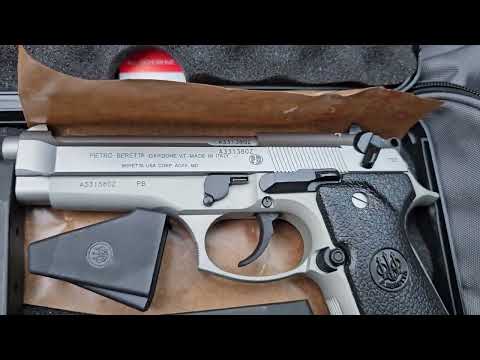Unboxing brand new Beretta 92 FS stainless