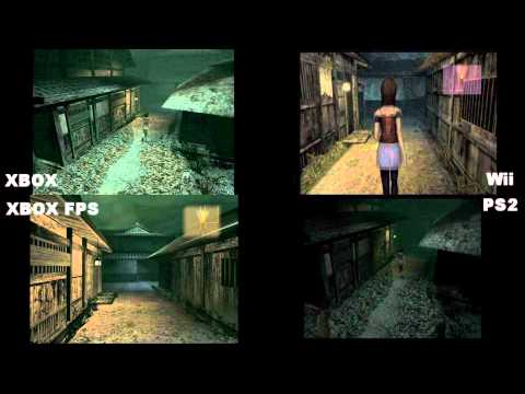 Fatal Frame 2 (Project zero 2) XBOX VS PS2 VS Wii