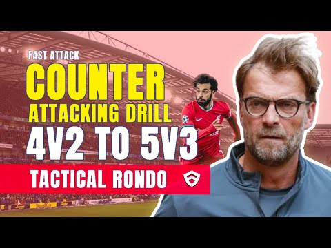 Fast Attack: Counter-Attacking Football 4v2 to 5v3 Breakout Rondo