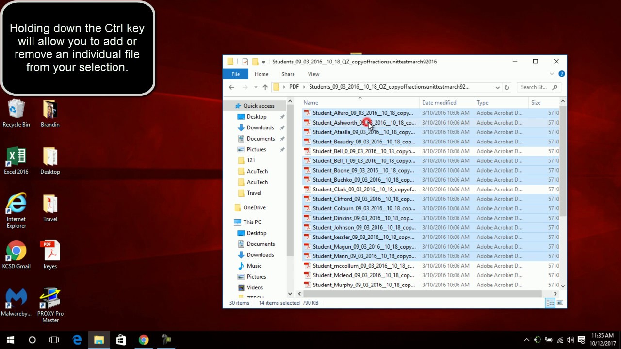 Extracting Zip Files and Printing Multiple PDF Files