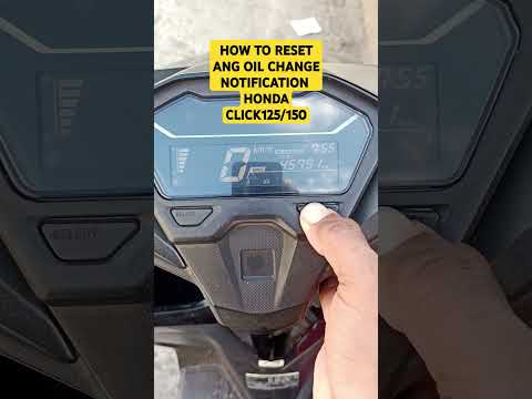 HONDA CLICK OIL CHANGE RESET