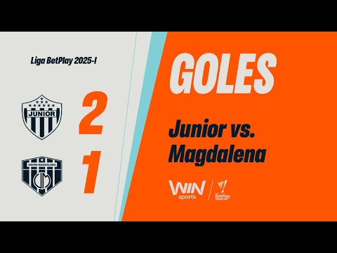 Junior vs. Unión Magdalena (goles) | Liga BetPlay Dimayor 2025-1 | Fecha 10