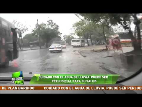 Cuidado con el agua de lluvia, puede ser perjudicial para su salud