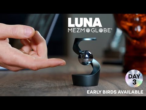 Mezmoglobe Luna - Gravity Defying Kinetic Desk Toy