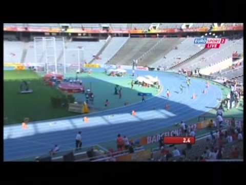 Bartha David 2012 IAAF WJC, Barcelona, Spain, Boys 400 m 5th Heat 9th Lane