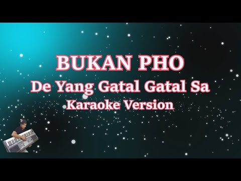 DE YANG GATAL GATAL SA - BUKAN PHO (Karaoke Version)