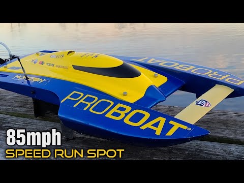 First Run After Rebuild Upgraded Proboat UL-19 - Castle Creations Hydra - Oxidean Marine 4082 - SMC