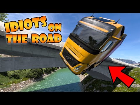 IDIOTS on the road #122 | Funny moments | BEST CRASHES | Fails&Wins - ETS2 Multiplayer