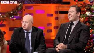 Lucas &amp; Walliams sing the Martin Clunes song - The Graham Norton Show - Christmas Special 2010 - BBC