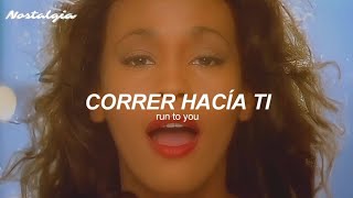 Whitney Houston - Run to You (Sub. Español + Lyrics)