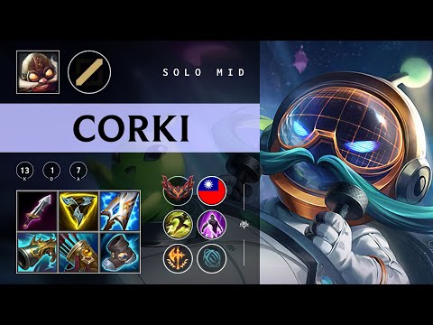 Corki Mid vs Lucian - TW Grandmaster Patch 25.24