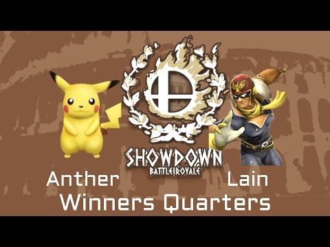 Showdown Project M Singles Winners Quarters - Anther (Pikachu) vs. Lain (Marth/Falcon)