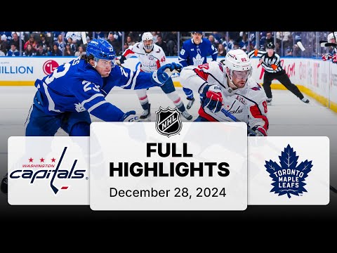 NHL Highlights | Capitals vs. Maple Leafs | December 28, 2024