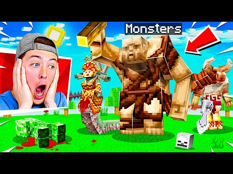 MYTHICAL MONSTERS TOOK OVER MY MINECRAFT WORLD!