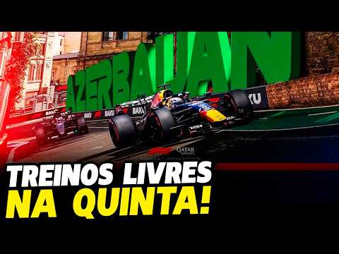 🚨AMANHÃ! HORÁRIOS E ONDE ASSISTIR AS SESSÕES DE QUINTA-FEIRA DO GP DO AZERBAIJÃO | FÓRMULA 1