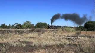 preview picture of video 'Africa Steam 2011 - Garratt locomotives in Zimbabwe'