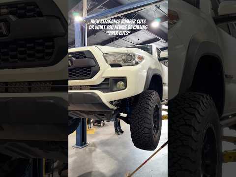 High Clearance Bumper Cut on a Tacoma (Viper Cut)