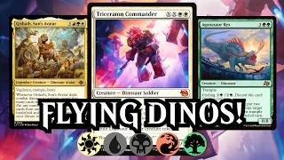 Dinosaurs Fly Over for HUGE Wins! | MTG Arena Standard Naya Dinos TMNT