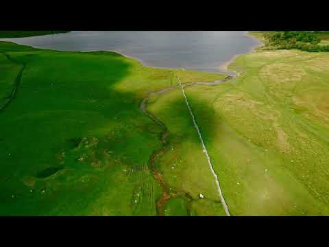 4K Scenic  drone stock footage in Yorkshire Moors National Park