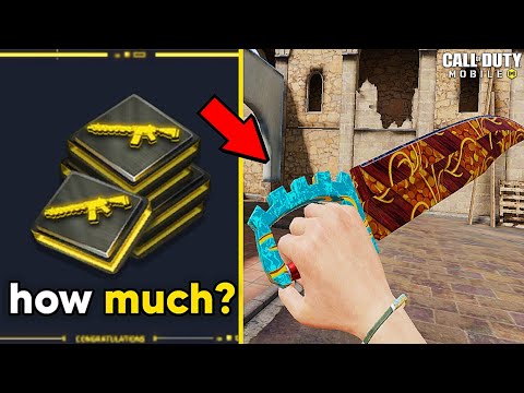 How Much Elite Tokens To Get Free Assault Knife - Sunken Ace In Codm Cod Mobile 2025