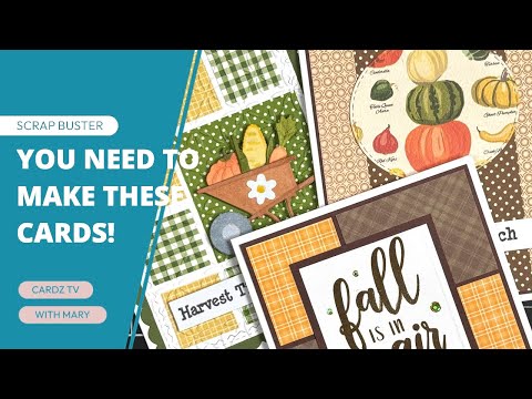 SCRAP BUSTER | YOU NEED TO MAKE THESE CARDS!