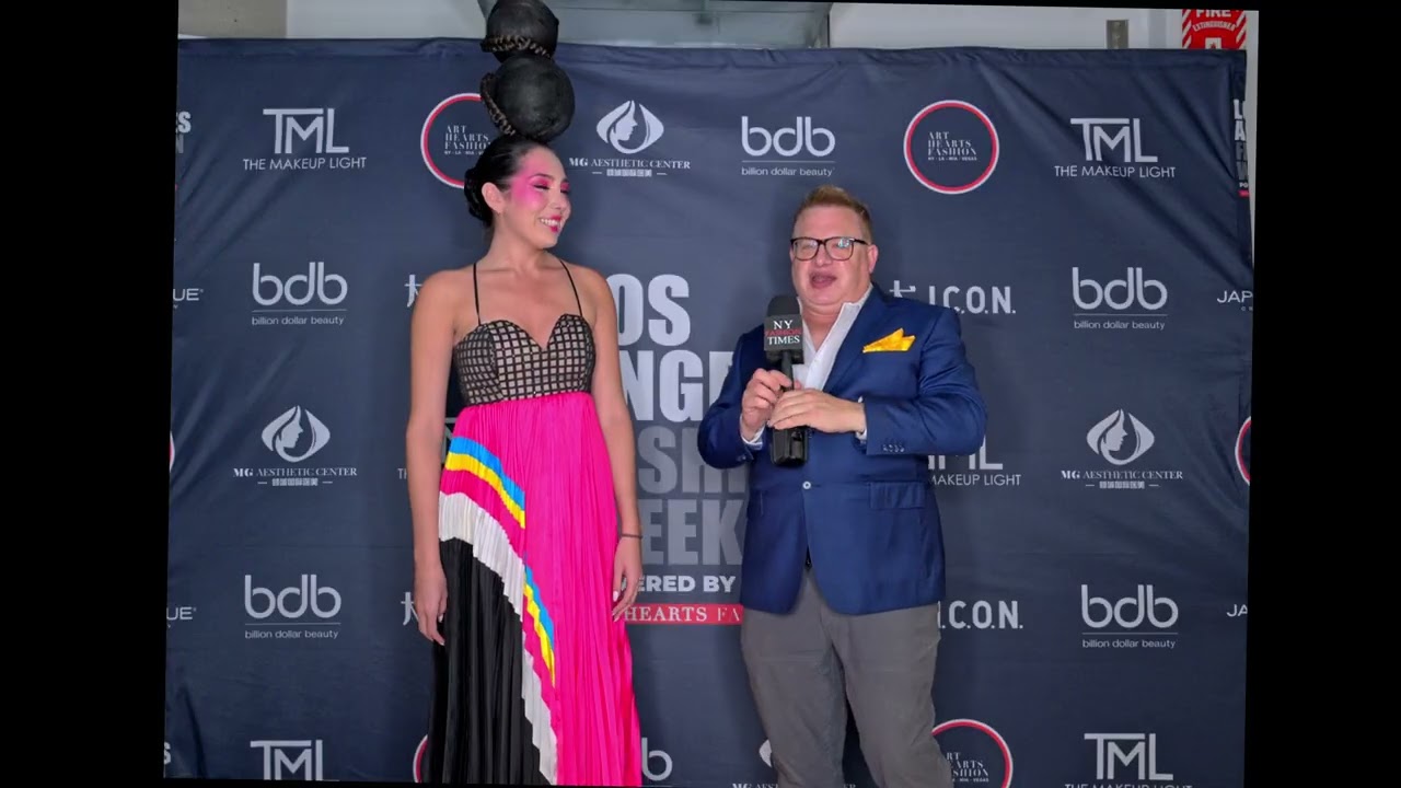 Model Alejandra wearing Alexis Monsanto @artheartsfashion LAFW