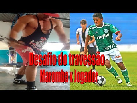 Maromba x Jogador do palmeiras (Desafio do travessão)