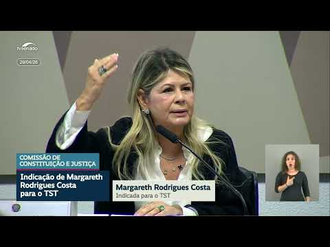 Indicada para o TST, Margareth Rodrigues destaca conduta ética e ilibada