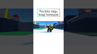 Download lagu Pov:cikgu bagi homework🤣🤣#funnyshorts#roblox mp3