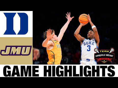 #4 Duke vs James Madison Highlights | 2024 NCAA Men's Basketball Championship | College Basketball