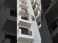 Height Tower Par Jhula Se Paint Kaise Kare Shots Manoharpaintingwork