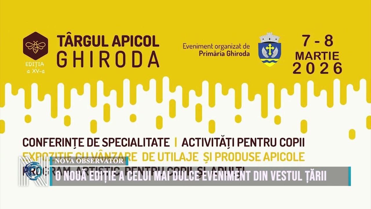 O NOUĂ EDIȚIE A CELUI MAI DULCE EVENIMENT DIN VESTUL ȚĂRII