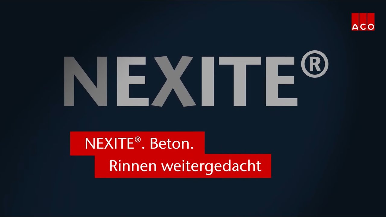 NEXITE®. Beton. Rinnen weitergedacht