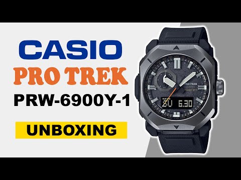 CASIO Pro Trek PRW-6900Y-1 Unboxing