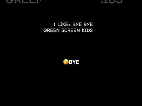 It’s Just For Your Protection #greenscreen #greenscreenkids #stop #bye